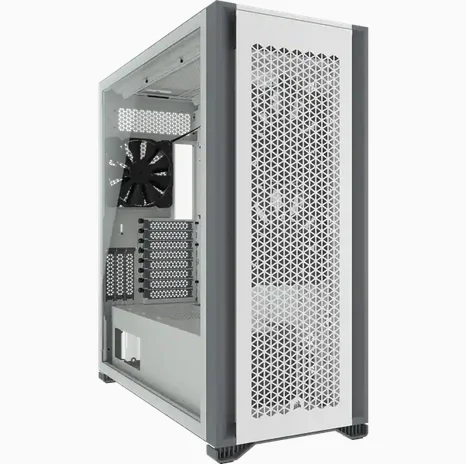 Corsair Geh 7000d Airflow Tg (Tempered Glass) White