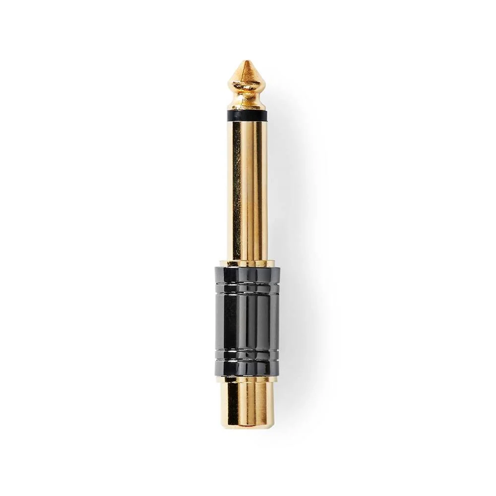 Adaptador de Audio Mono | 6,35 Mm Macho | Rca Hem.