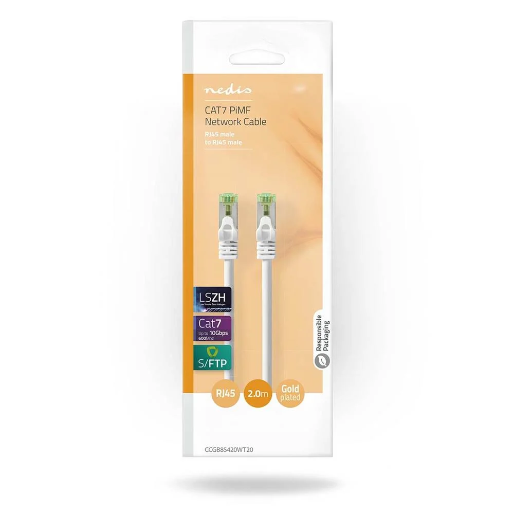 Cable Cat7 | Pimf | Rj45 Macho | Rj45 Macho | 1.0.