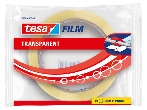 Cinta Adhesiva Transparente 66mmx19mm Tesa 57369-00005-01