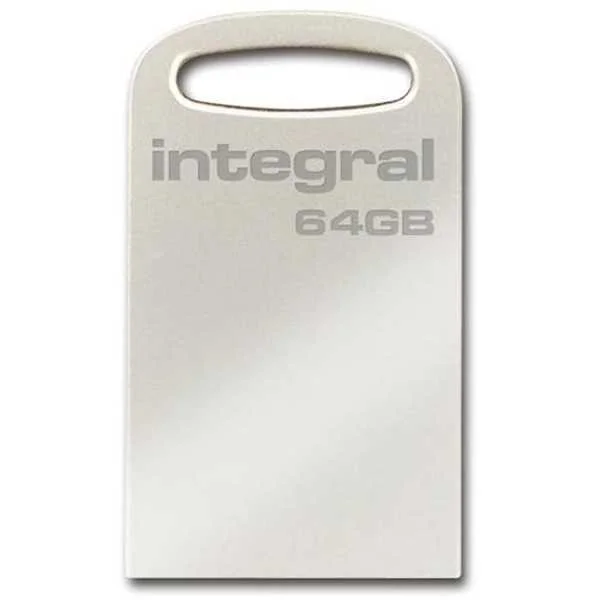 Integral Pen 64gb Usb2.0 Drive Arc Metal Usb Type-A 2.0 Prateado