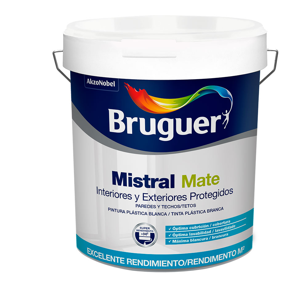 TINTA PLÁSTICA BRANCA MATE MISTRAL