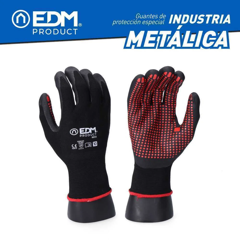 Luvas Indústria Metalúrgica  Nylon/Lycra Revestid.