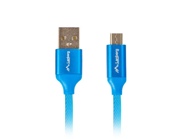 Cabo Micro Usb Lanberg Ca-Usbm-20cu-0018-Bl 1,8 M