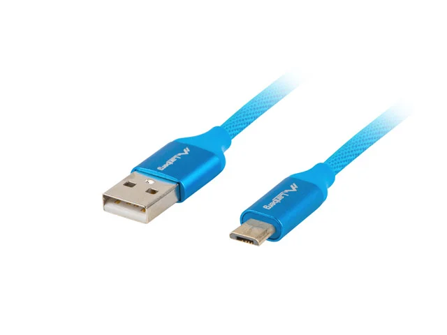 Cabo Micro Usb Lanberg Ca-Usbm-20cu-0018-Bl 1,8 M