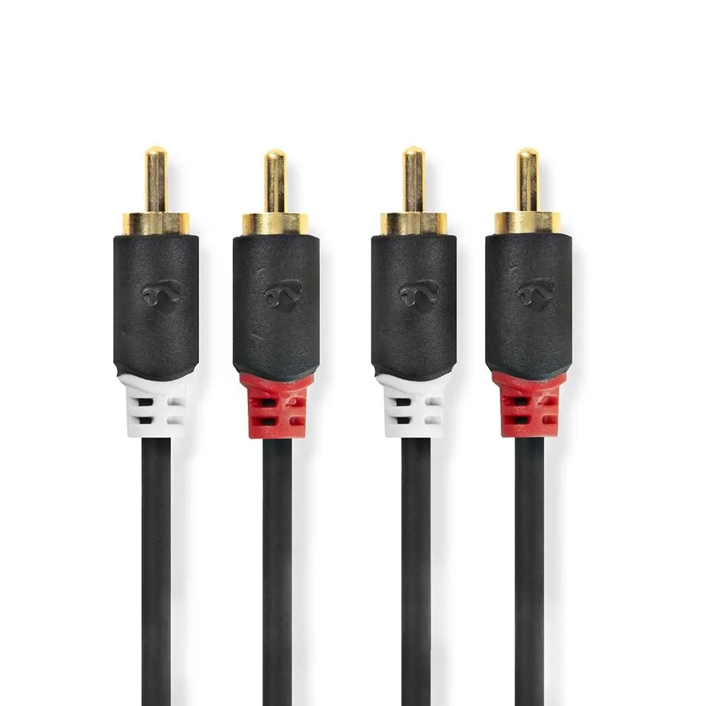 Cable de Audio Estéreo | 2x Rca Macho | 2x Rca Ma.
