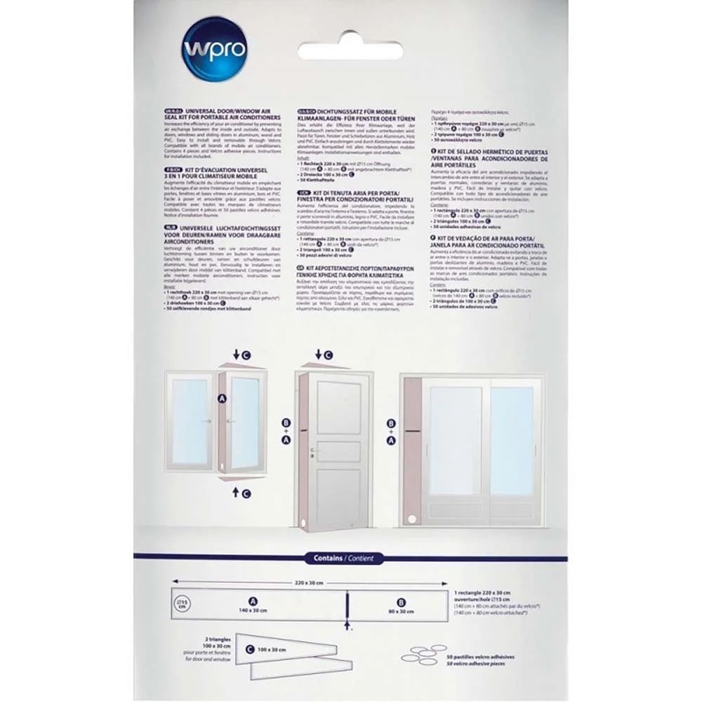 *ask007 Installation Kit Whirlpool For Portab.Ac