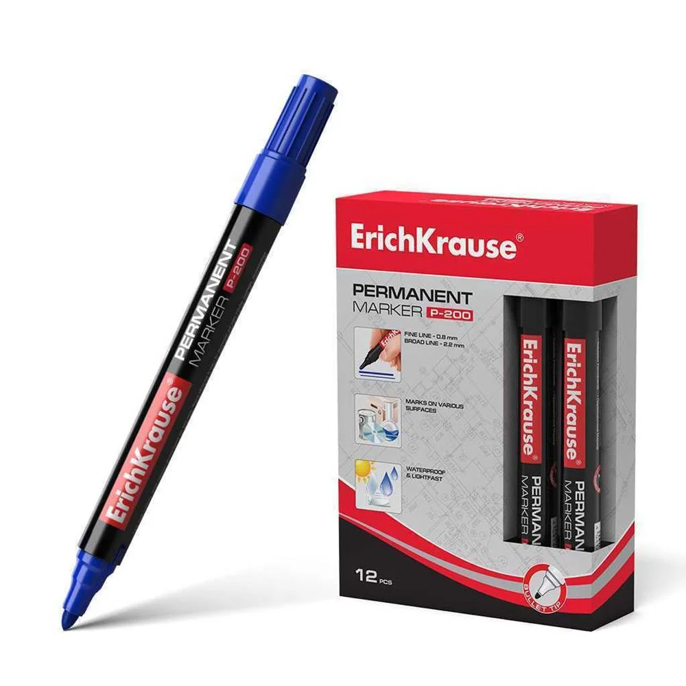 Marcador Erichkrause P200 1.5 Mm Azul