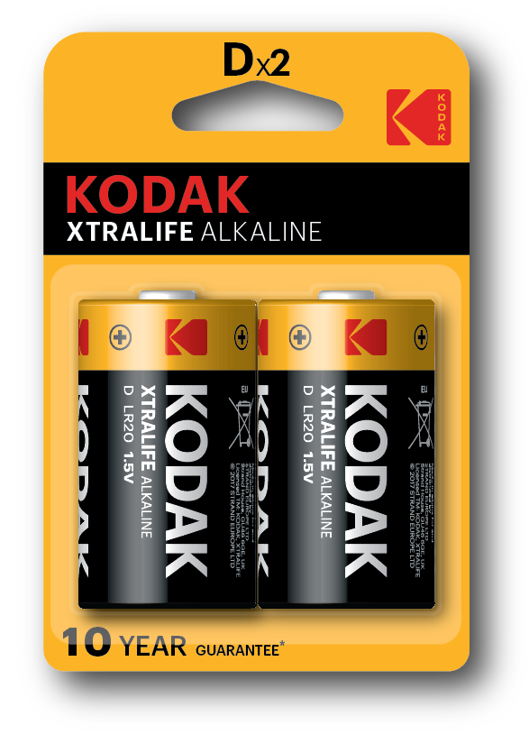 Kodak D Lr20 Blíster 2 Pilas Alcalinas