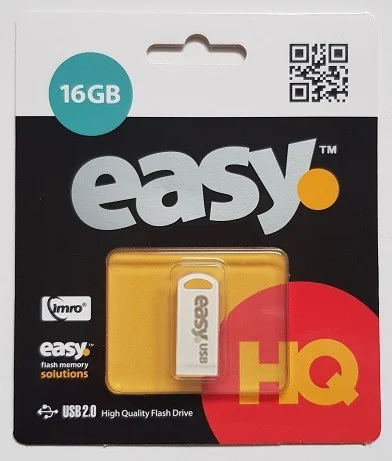Pen Usb Imro Easy/16 Gb Usb Tipo a 2.0 Preto