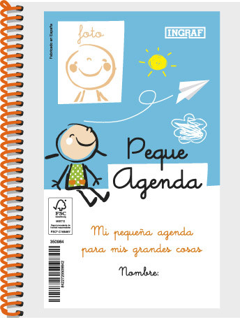 Diário Escolar 2022-2023 Pequena Página de 8 Dias