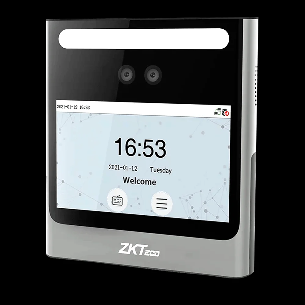 Controlo de Acesso e Assiduidade Zkteco - Reconhecimento Facial e Pin - Ecr&atilde; 4.3" Tft T&aacute;ctil - 500 C