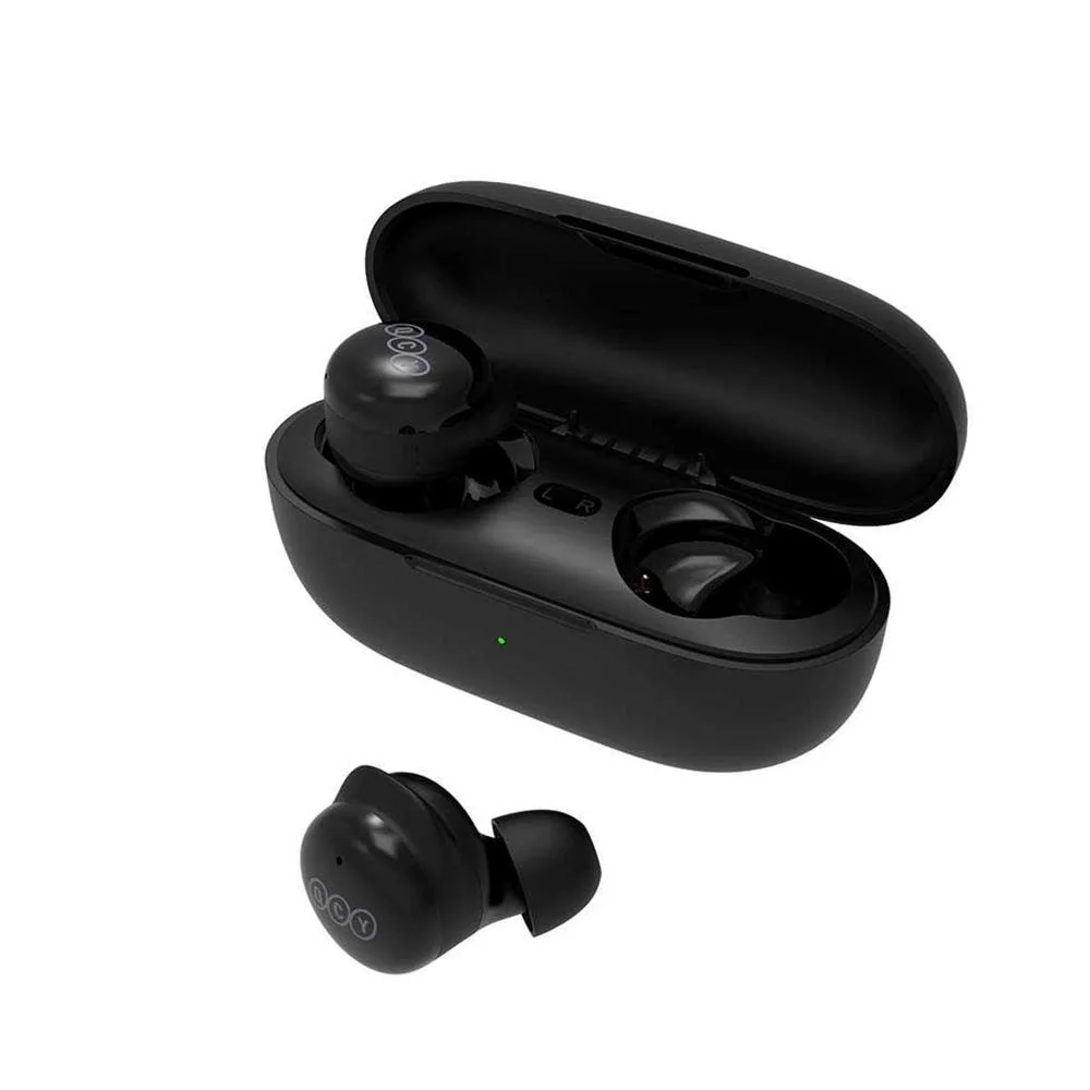 Auriculares Tws Qcy T17 Auriculares (Negros