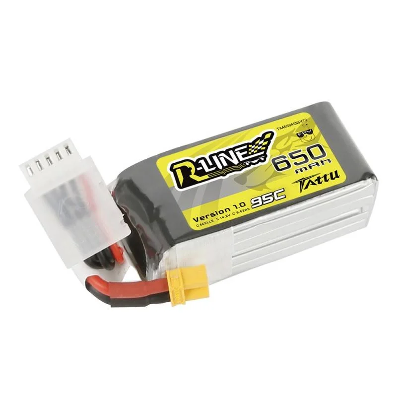 Baterie Tattu R-Line 650mah 14,8v 95c 4s1p Xt30
