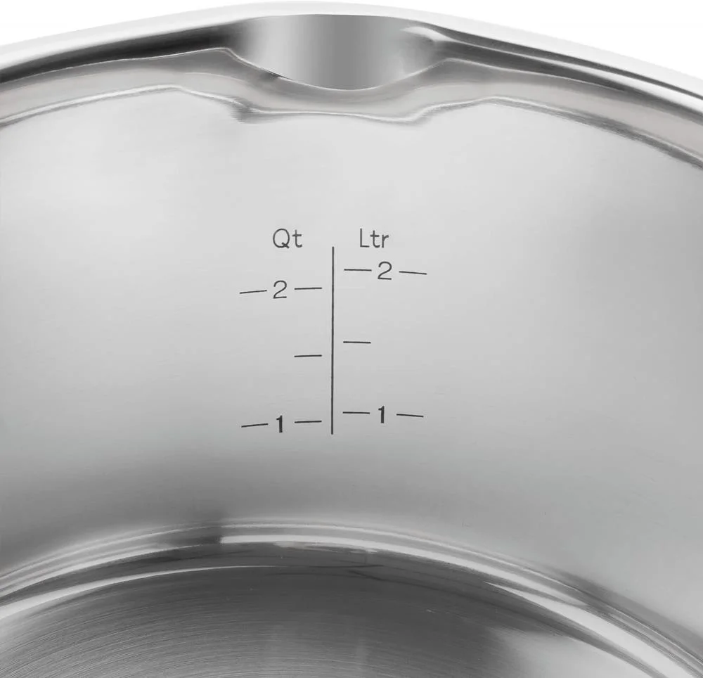 Zwilling Simplify 66870-005-0 Pots Set Stainless Steel 5 Pcs. Silver Black