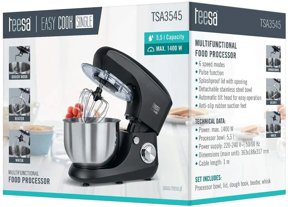 Processador de Alimentos Teesa Easy Cook Single Pr