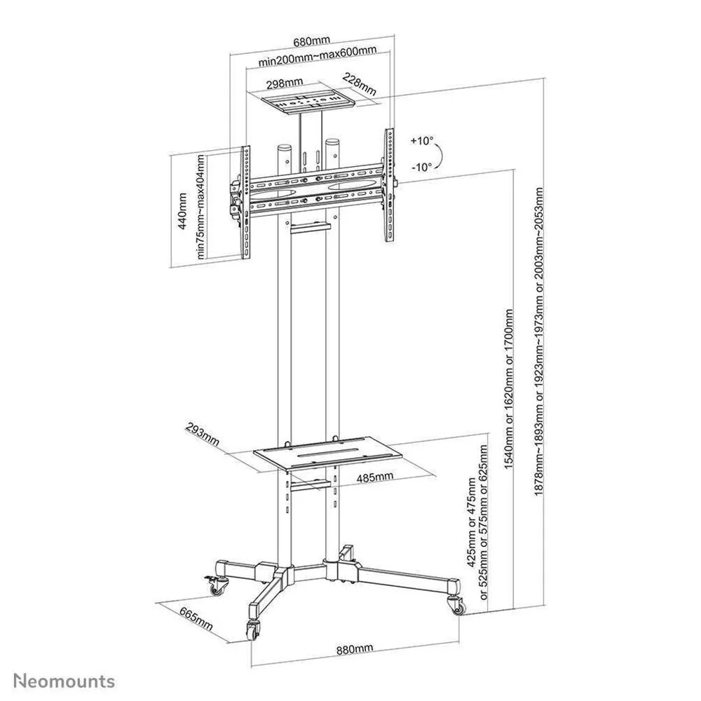 Suporte Tv Neomounts Plasma-M1700e 32-70" 50 Kg