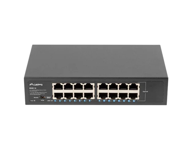 Switch Lanberg 16 Puertos Gigabit Ethernet Rack 1.
