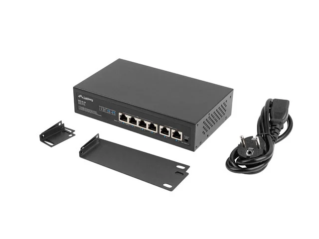 Lanberg Switch Poe+ Rack 10 /19   Rsfe-4p-2fe-60