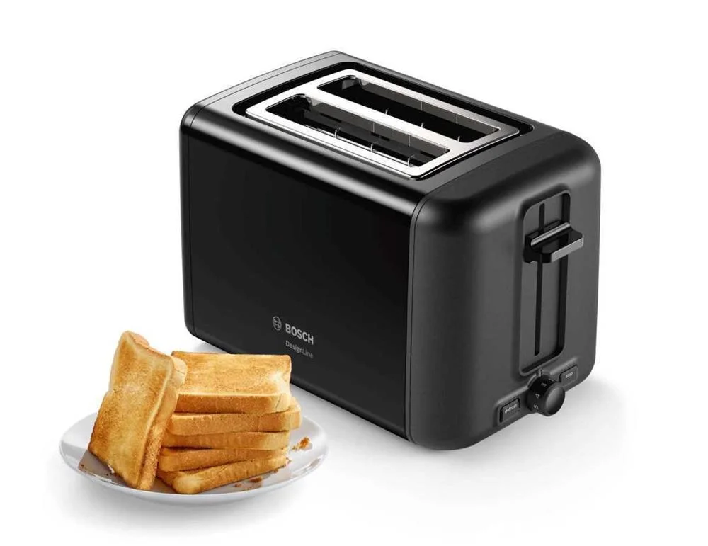 Torradeira Bosch Tat3p423 970 W Preto/Prateado