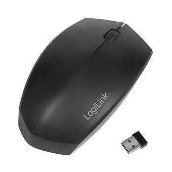 Logilink Maus Bluetooth 4.2 + Funk 2,4 Ghz, Dual-Modus Black