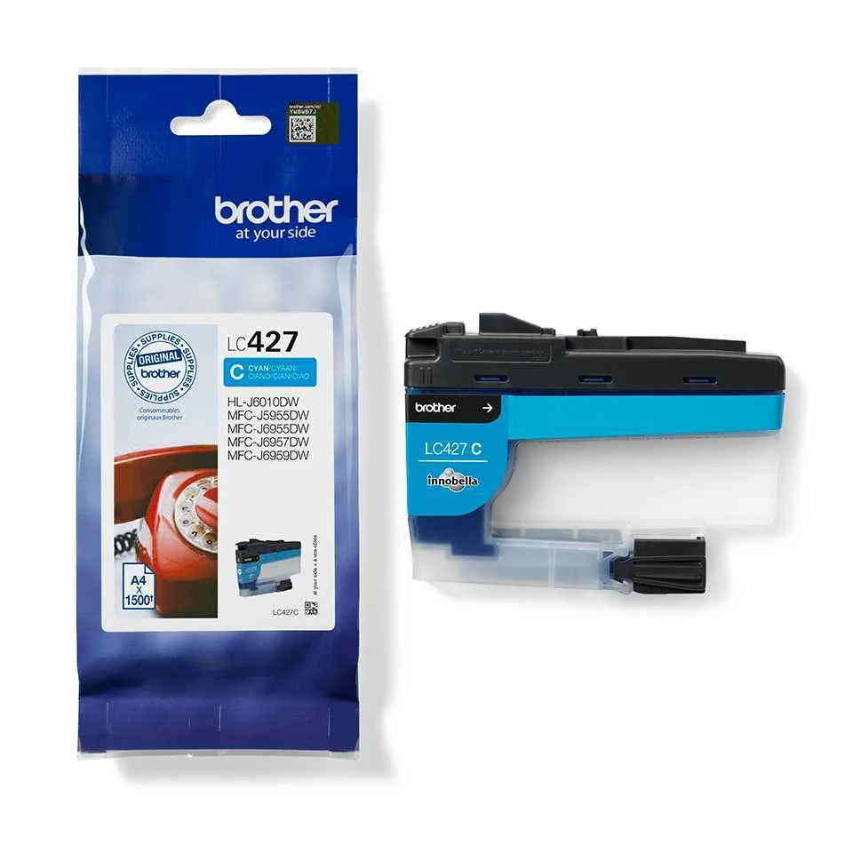 Tinteiro de Tinta Original Brother Lc427c Ciano