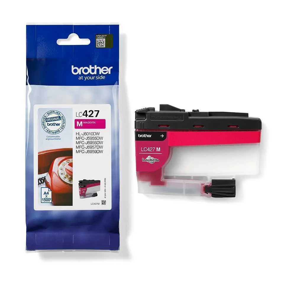 Tinteiro de Tinta Original Brother Lc427c Magenta