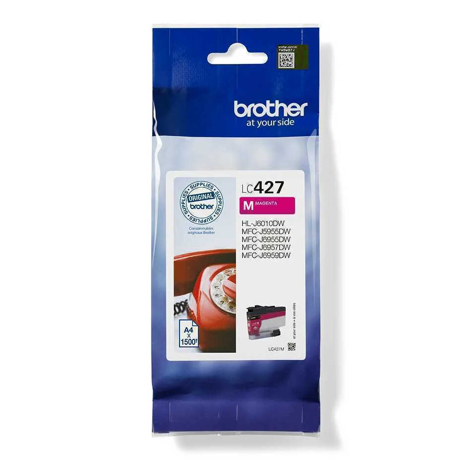 Tinteiro de Tinta Original Brother Lc427c Magenta