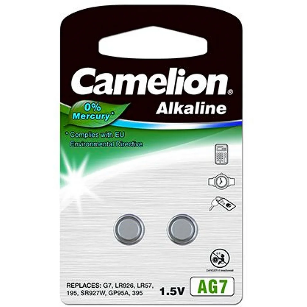 Pilha Botao Ag7 Bp2 1.5v 0%hg Camelion 2un