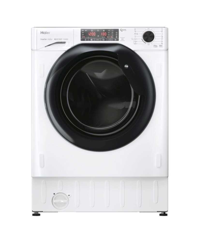 Máquina de Lavar e Secar Roupa Encastre 9/5kg 1400rpm Hwdq90b416fwb Branco - Haier