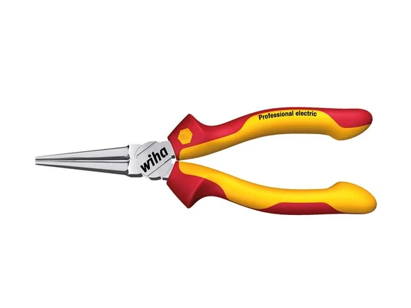 Wiha Long Round-Nose Pliers Professional Electric.