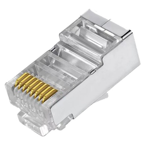 Conectores - Rj45 Ftp Cat 6 para Crimpar - Compat.