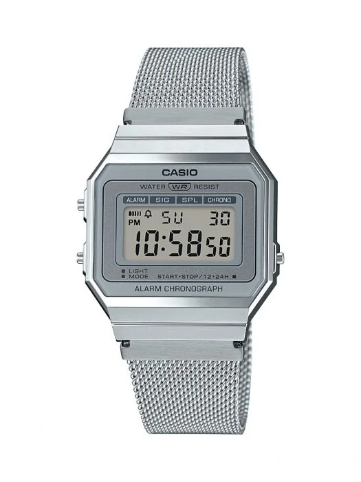 CASIO A700WEM-7AEF RELÓGIO RELÓGIO DE PULSO PRATE.