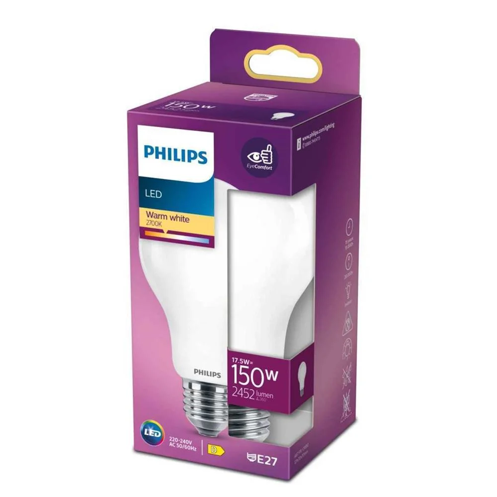 L&acirc;mpada Standard LED E27 17,5w 2452lm 2700k Luz Q.