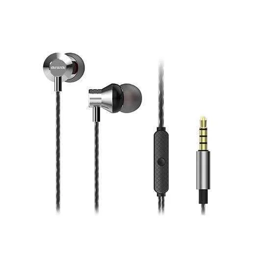 Auriculares Micro Aiwa Estm-50sl Plata Intraural/.