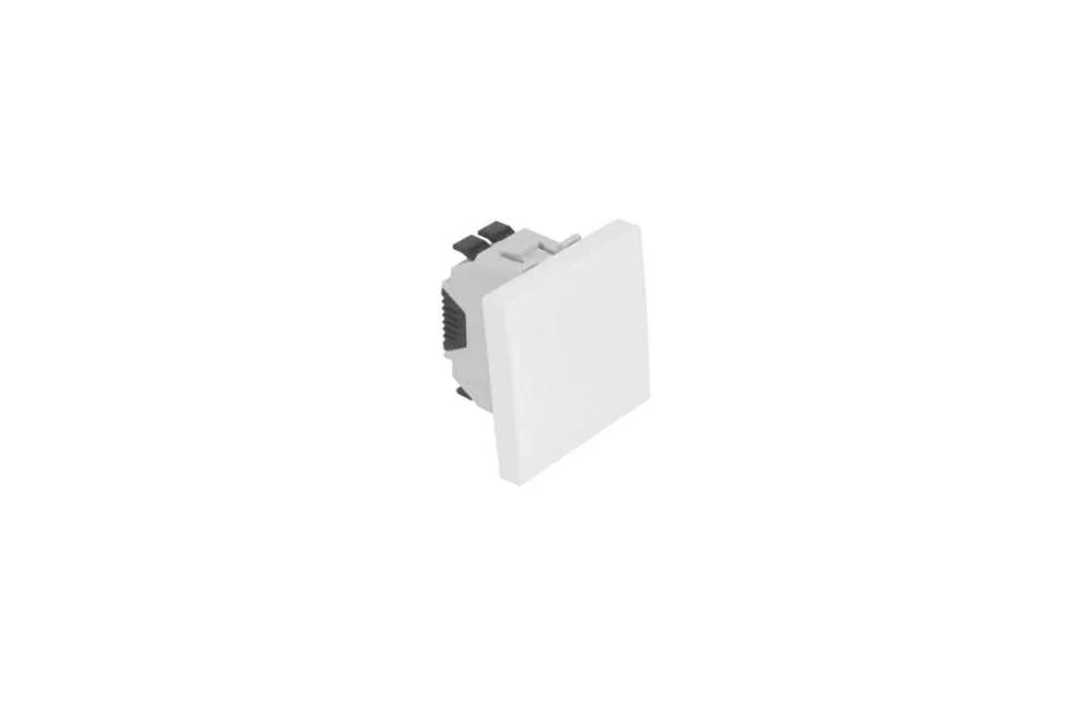 Interruptor Unipolar - 2 Módulos Branco