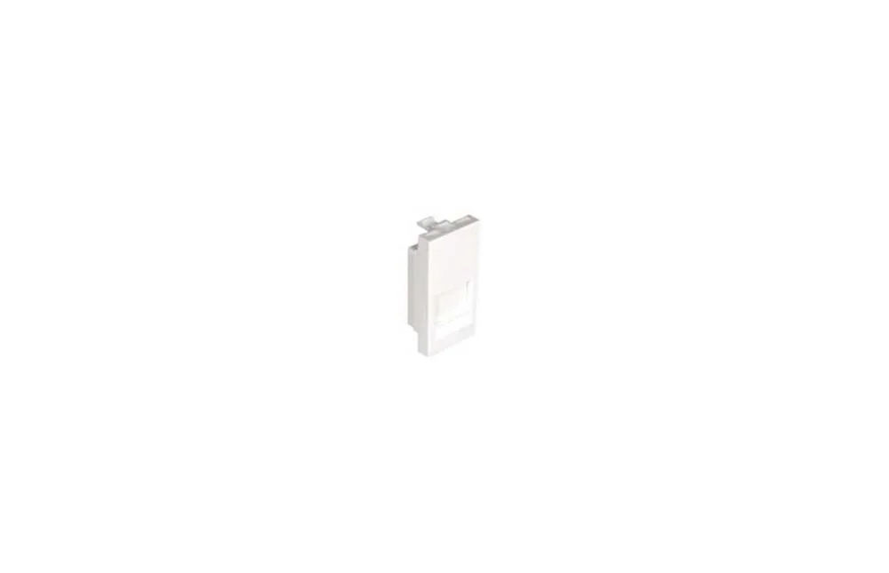 Módulo P/Conetor Rj45 - 1 Módulo Preto Mate