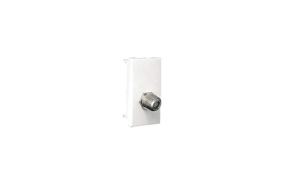 Módulo C/Conetor Coaxial Tipo F-1Mód Pt Mate