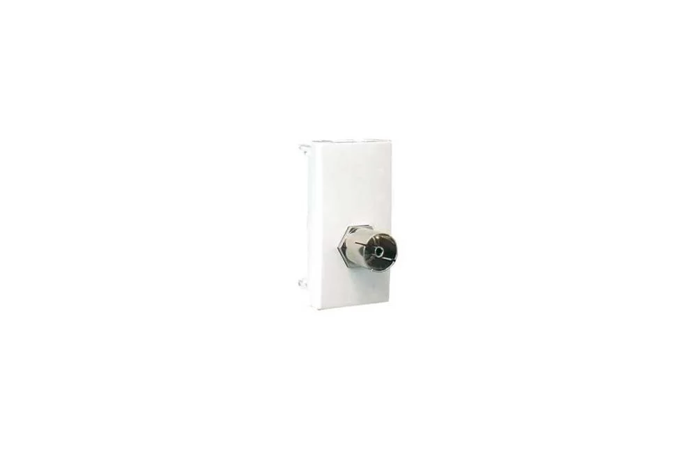 Módulo C/Conetor Iec Femea/Tipo F - 1 Mód Br