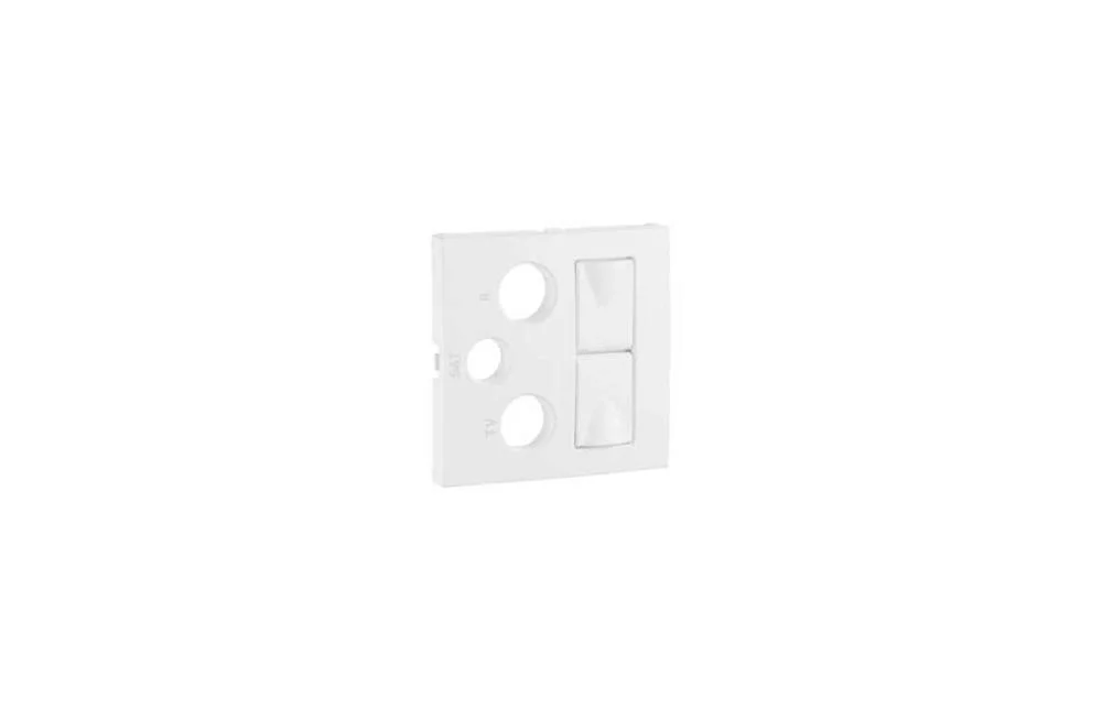 Centro P/Tom Mista R-Tv-Sat 2Xrj45 Branco