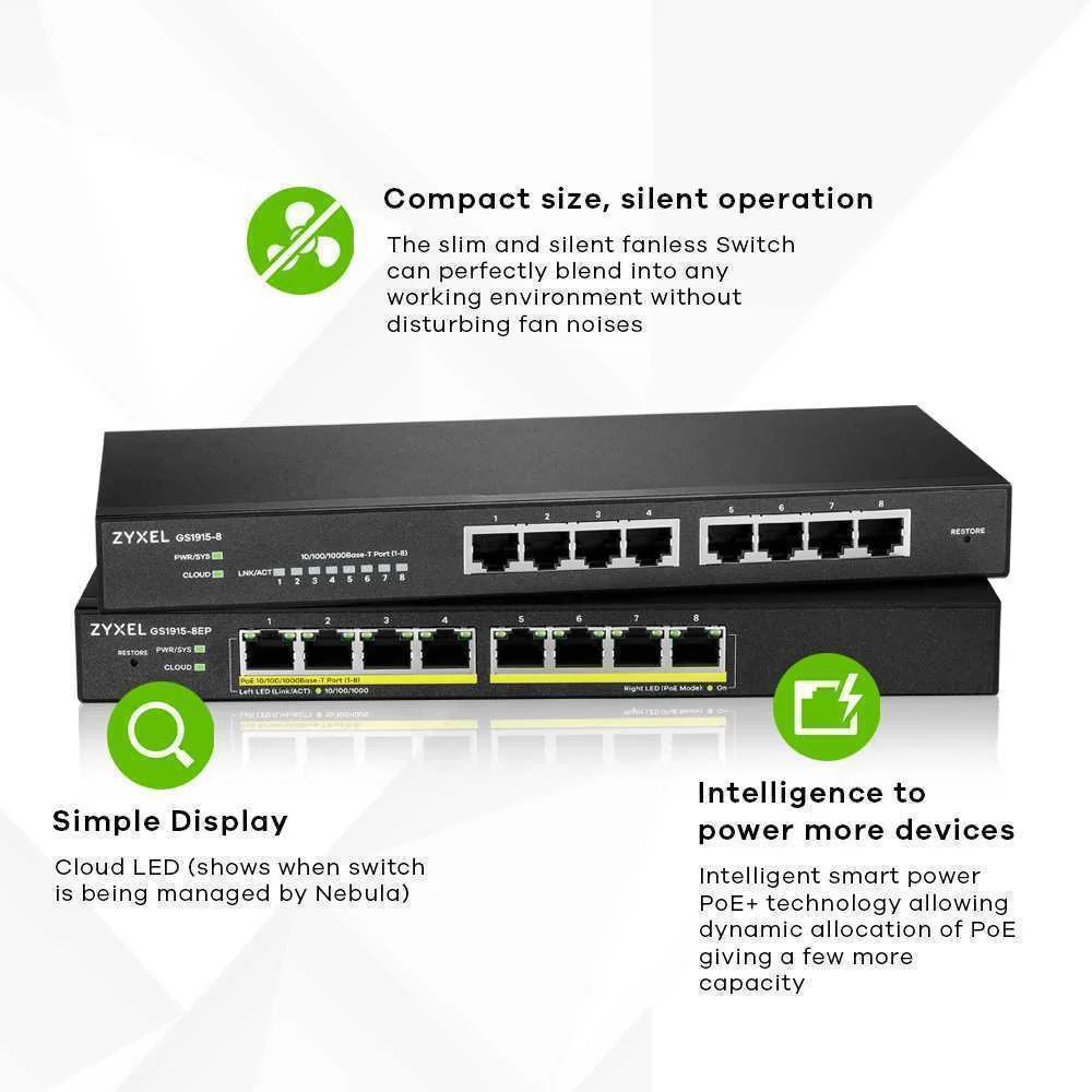 8p Gbe Smart Hybrid Switch