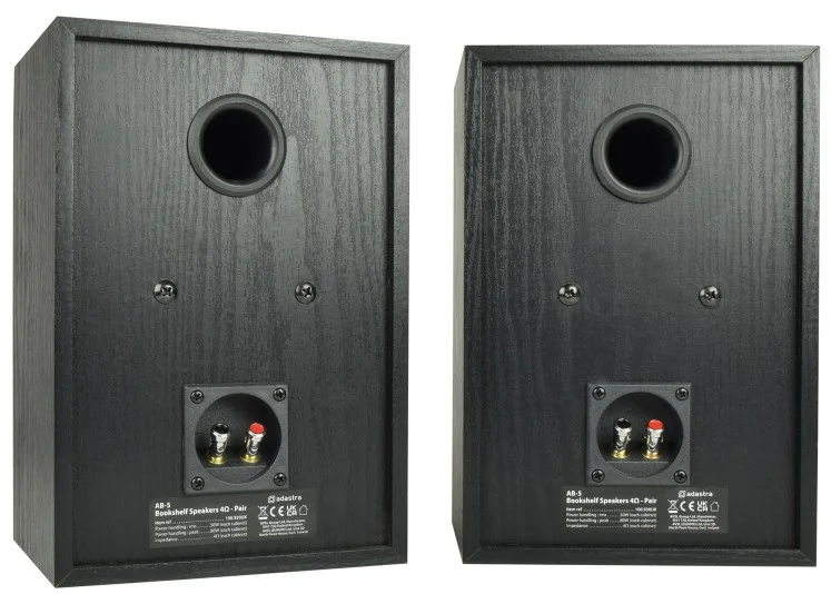 Ab-5 Bookshelf Speakers 50-80w 4ohm Pair