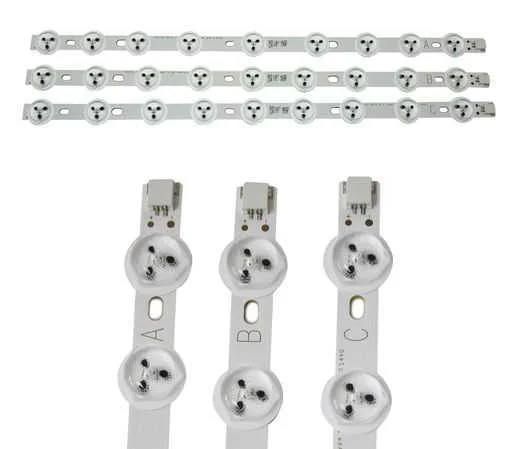 5 Tiras Led de 35.6 Cm Con 27 Lámparas Ves400