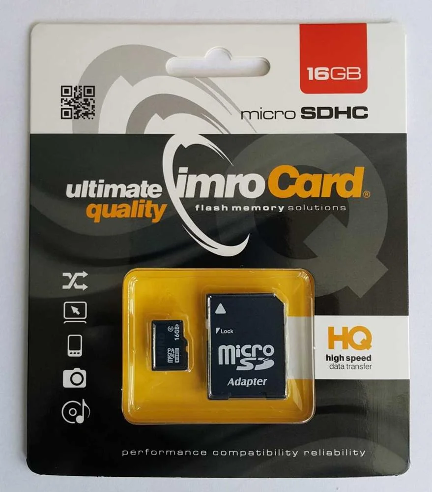 Imro 4/16g Adp Cart&atilde;o de Mem&oacute;ria 16 Gb Microsdhc .