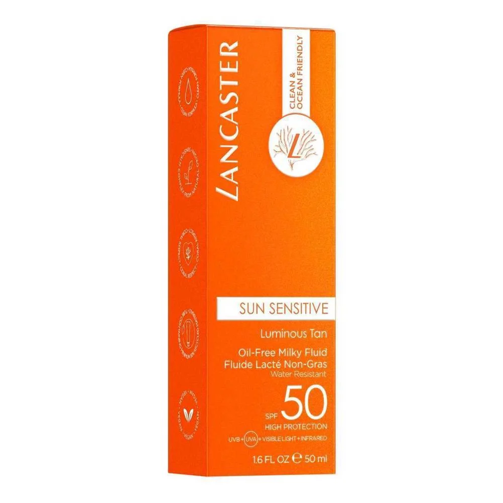 Face Sun Care Sun Sensitive Luminous Tan Oil-Free Milky Fluid 50ml
