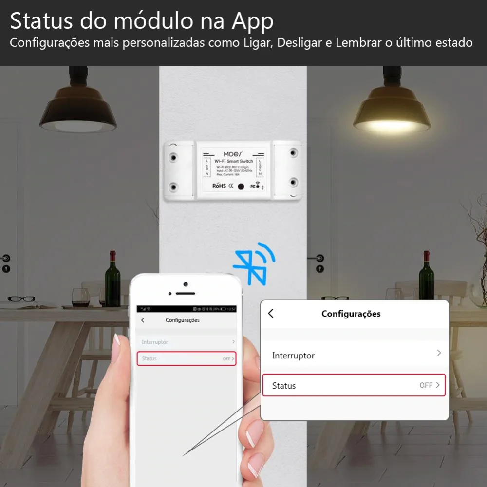 Módulo Wi-Fi + Bluetooth 10A