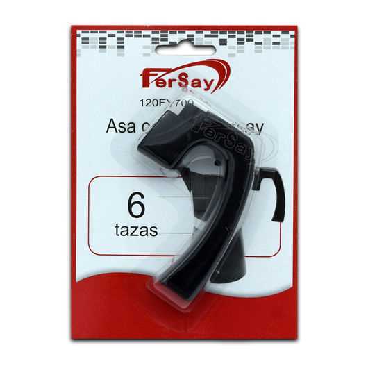 Asa cafetera Fersay, 6 tazas.
