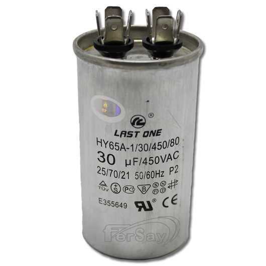 Condensador para 30 Mf Empaquetado