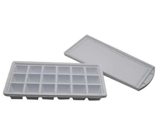 Cubitera para hielos con tapa frigorifico
