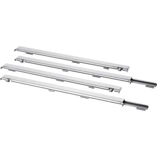 Guias extensibles horno 2 niveles